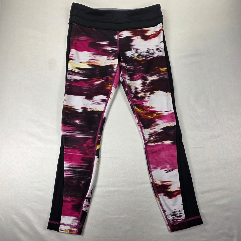 Lululemon Pace Tight Leggings Berry Rumble Black Size 6
